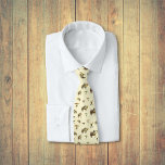 Corbata Vintage Trout Flies Modelo de Pesca<br><div class="desc">Este es un patrón sin fisuras que creé usando imágenes de un manual de amarre de mosca de pesca antiguo. El regalo perfecto para el legendario padre del pescador que lo tiene todo #vintage #sports</div>