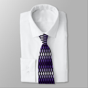 Corbata Violet Diamond Ombre