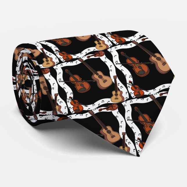 Corbata violín, (Enrollado)