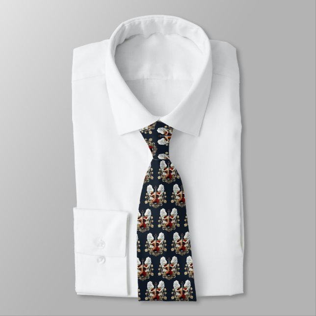 Corbata Violín con querubines, (Atado)