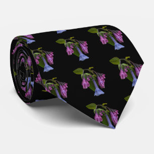 Corbata Virginia Bluebells Wildflower Nece Tie