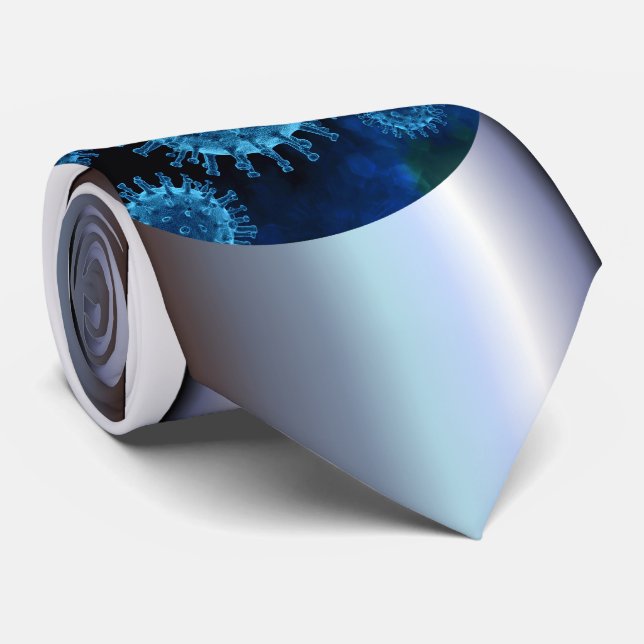 Corbata Virus Covid Patógenos Infección (Enrollado)