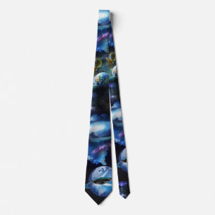 Corbata Visitantes De Galaxia En Socks Espaciales