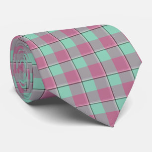 Corbata Vista Azul y Rosa Turca