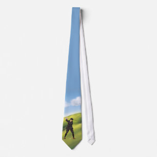 Corbata Vista de época Regalo de golf de época