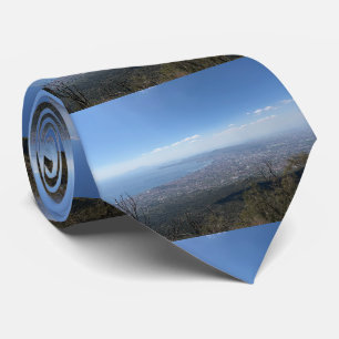 Corbata Vista de Nápoles desde la foto del Monte Vesubio I