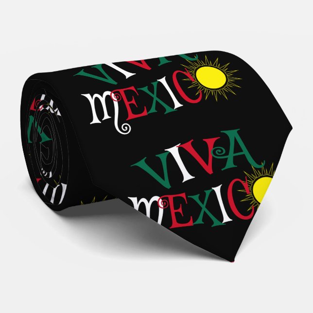 Corbata Viva México (Enrollado)