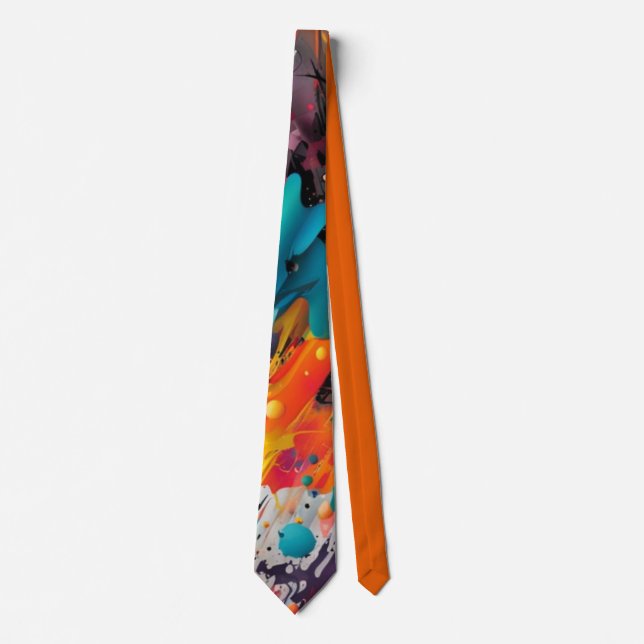 Corbata Vivid Chaos Splash Graffiti (Anverso)