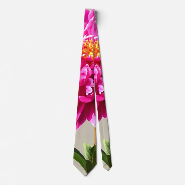 Corbata Vivid Pink Peony (Anverso)