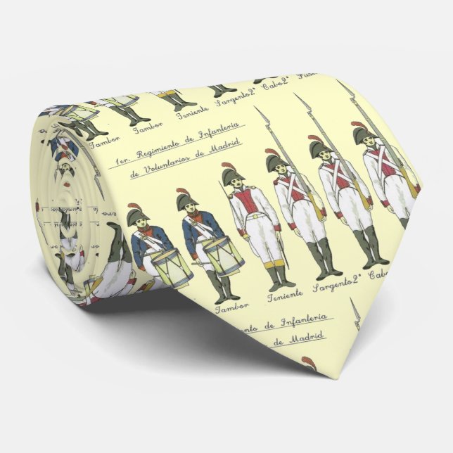 CORBATA VOLUNTARIOS DE MADRID (Enrollado)