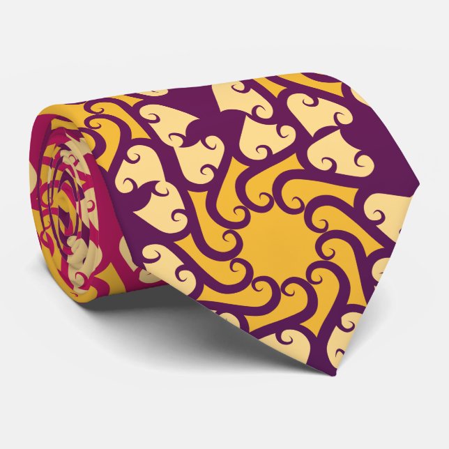 Corbata Vórtice Amanecer (Enrollado)