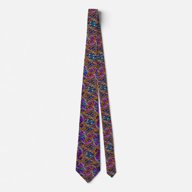 Corbata Vórtice de amatista (Anverso)