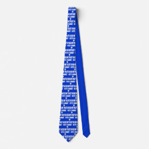 Corbata Vote Perro con texto blanco