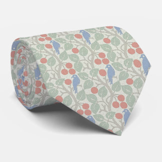 Corbata Voysey's Birds in Fruit Tree Neck Tie