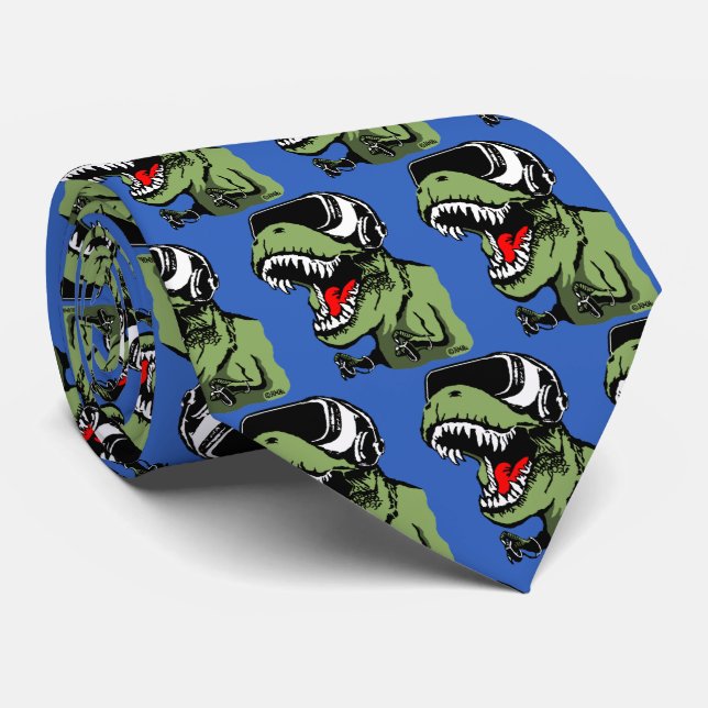 Corbata VR T-rex (Enrollado)
