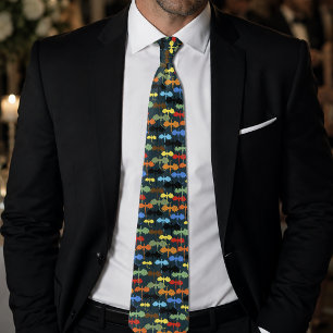 Corbata Vuelo Azul del Ala del Dragón Fantasía