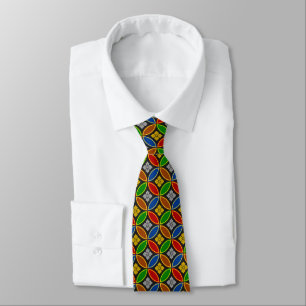 Corbata Wagara - Shippo (Círculos entrelazados)