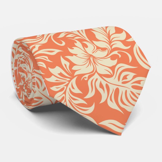 Corbata Waikiki Hibiscus Necktie (Enrollado)