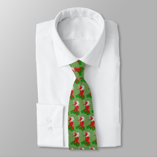 Corbata Wales Welsh Rugby Tie (Atado)