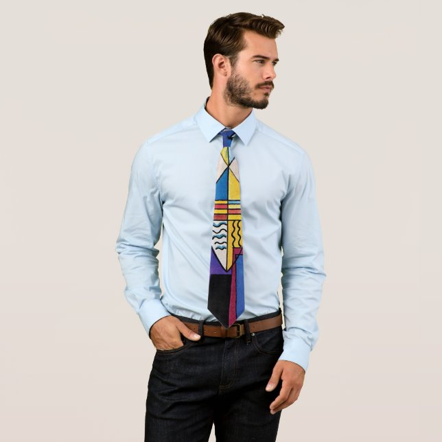 Corbata Wassily Kandinsky - Resumen De La Gran Puerta De K (In situ)