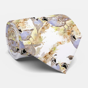 Corbata Watercolor California Quail Bird Nature Art