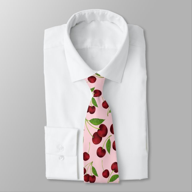 Corbata Watercolor Cherry (Atado)