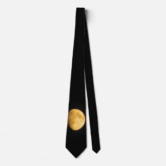 Corbata Waxing Gibbous Naranja Moon