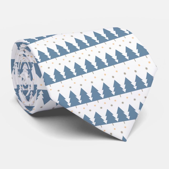 Corbata Weihnachts-Winter-Design  (Enrollado)