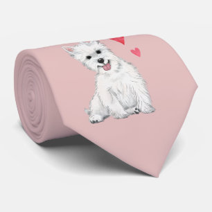 Corbata West Highland Terrier White Fur Westie