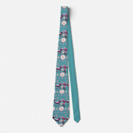 Corbata Western Christmas Donkey Reindeer Neck Tie