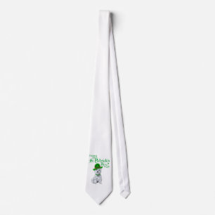 Corbata Westie St Patricks Day