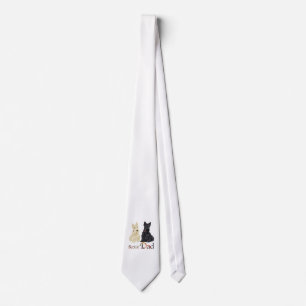 Corbata Wheaten Scotties celebra el Día del Padre