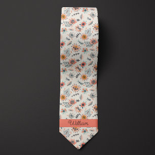 Corbata Whimsical Boho Botanical