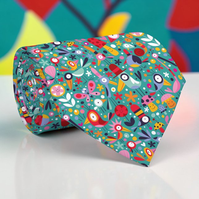 Corbata Whimsical Fun Custom Necktie Tie (Subido por el creador)