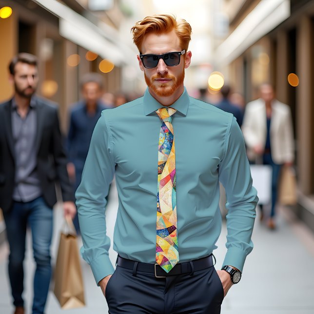 Corbata Whimsical Whirlwind Resumen Arte (Subido por el creador)