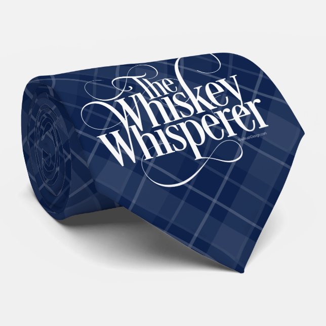 Corbata Whiskey Whisperer Necer Tie (Enrollado)