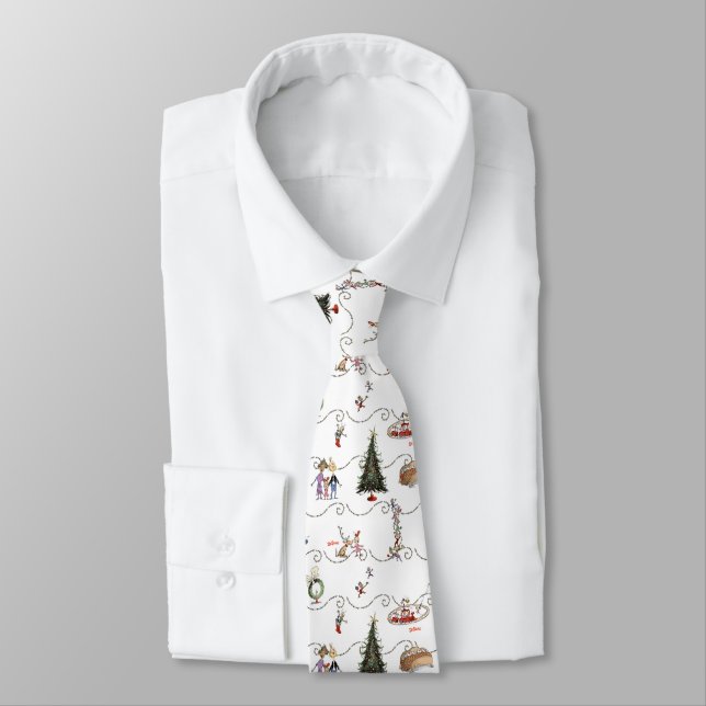 Corbata Whoville Christmas Garland Celebration (Atado)