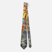 Wild Abstract Necktie