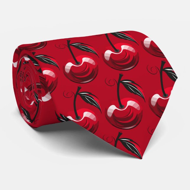 Corbata Wild Cherry (Enrollado)