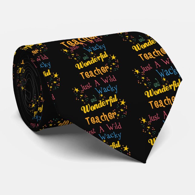 Corbata Wild N Wacky Teacher (Enrollado)