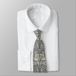 Corbata William Morris Brer Rabbit Vintage Blue Pattern