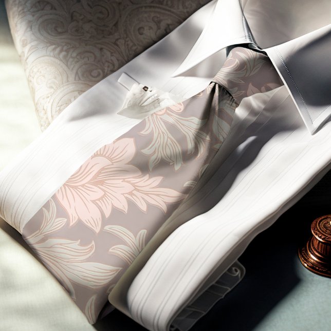 Corbata William Morris Chrysanthemum Pattern Necs Tie (Subido por el creador)