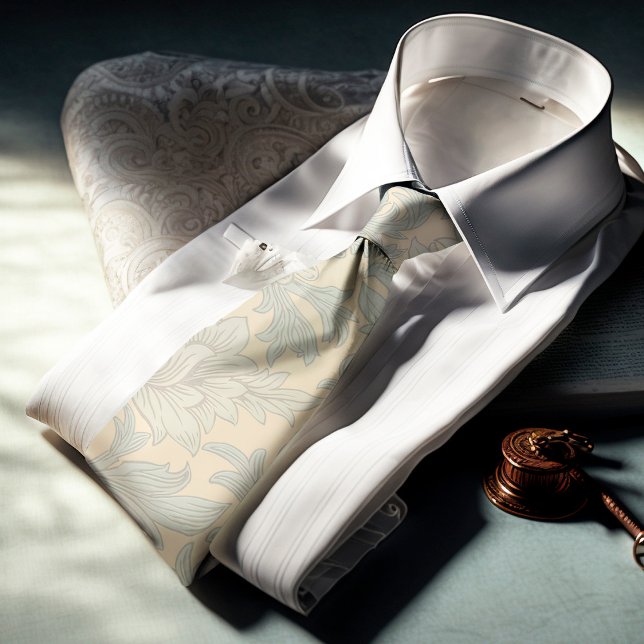 Corbata William Morris Chrysanthemum Pattern Necs Tie (Subido por el creador)