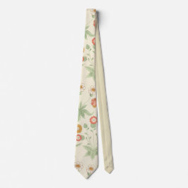 Corbata William Morris Daisy Pattern Retro Floral Elegante