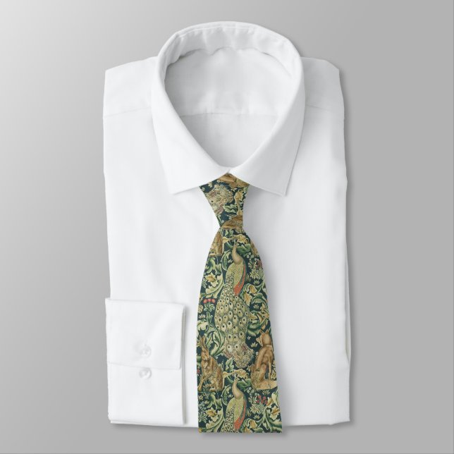 Corbata William Morris "El Bosque" Fauna (Atado)