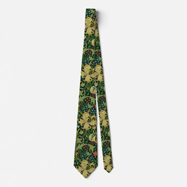 Corbata William Morris "Golden Lily" 4 (Anverso)