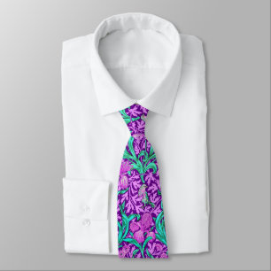 Corbata William Morris Irises, Ametista púrpura