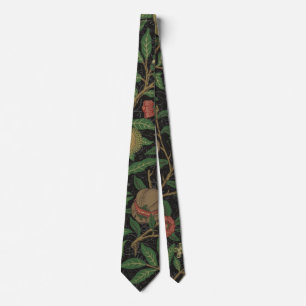 Corbata William Morris Pomegranate Black Fruit