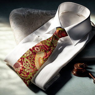 Corbata William Morris Strawberry Thief