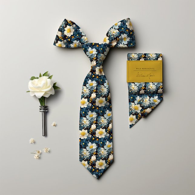 Corbata William Morris Wild Marguerite (Subido por el creador)